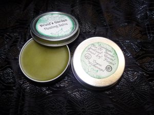Healing Salve in Tins (tins purchased from Mountain Rose Herbs)